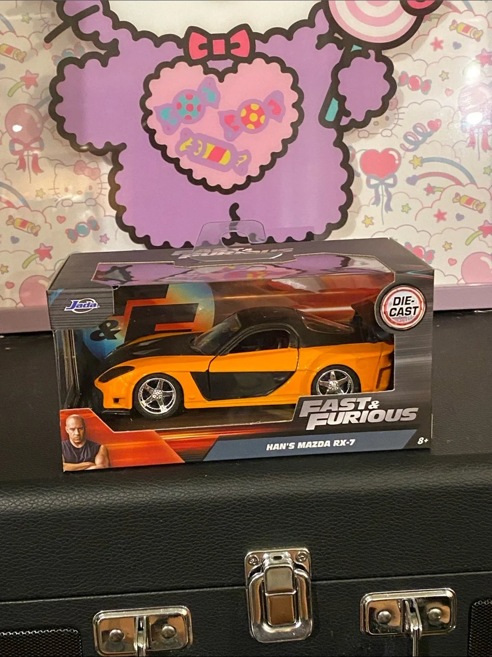 NIB 1:32 Fast & Furious Han's Mazda RX-7 Die-Cast 🧡🖤